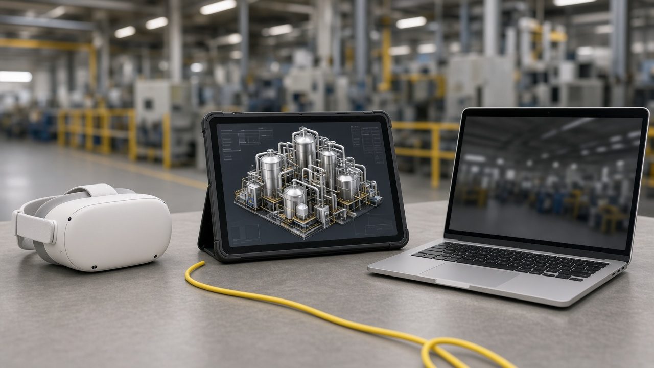 Headset, Tablet und PC als Trainingsgeräte
